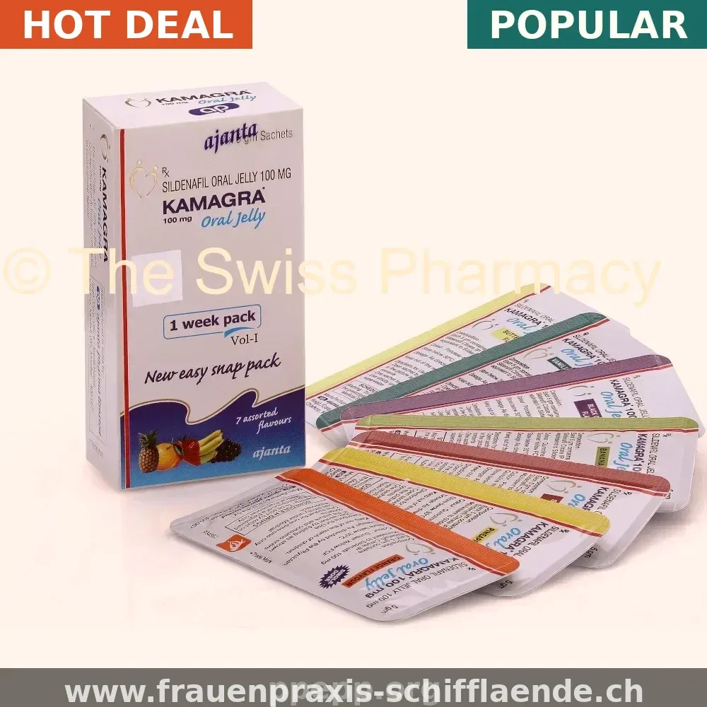 Kamagra Oral Jelly sicher kaufen in der Schweiz | 7 Sachets