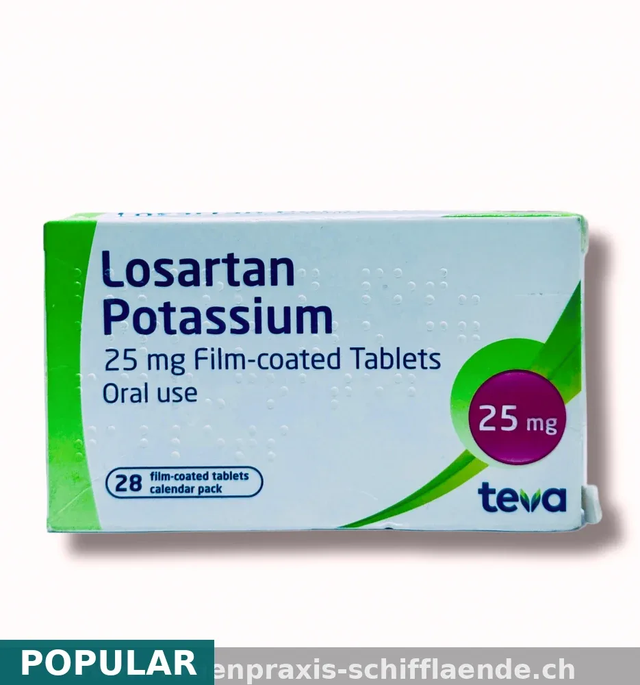 Losartan 100 mg sicher online kaufen — Versandapotheke Schweiz