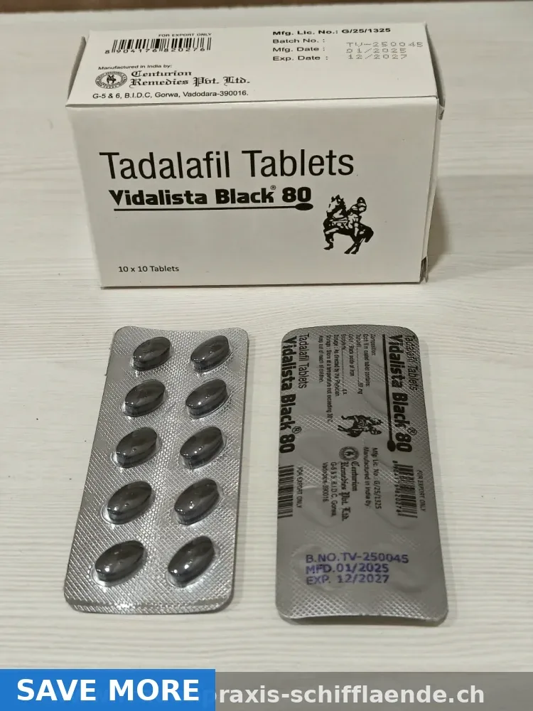 Vidalista Black® rezeptfrei in der Schweiz kaufen im 2026 – geht das?