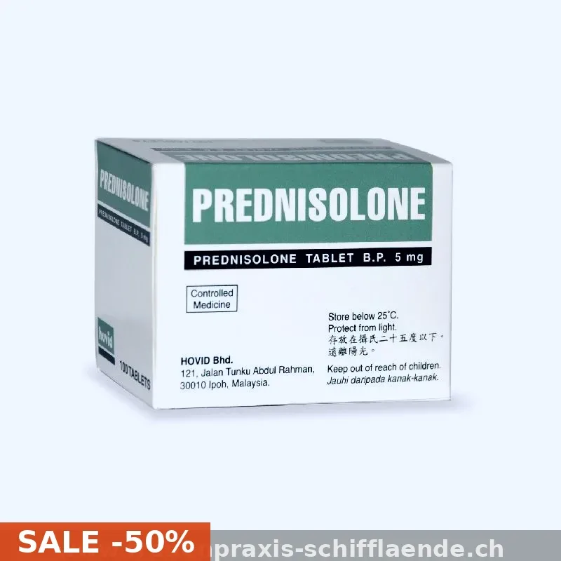 PREDNISOLONE 40 mg Filmtabletten (28 St) — Preisvergleich Schweiz